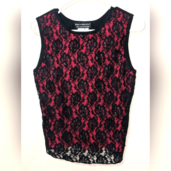 Size Lg Vintage Vampire Rose Quest-ce Que C'est - Picture 1 of 5